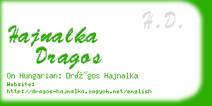 hajnalka dragos business card